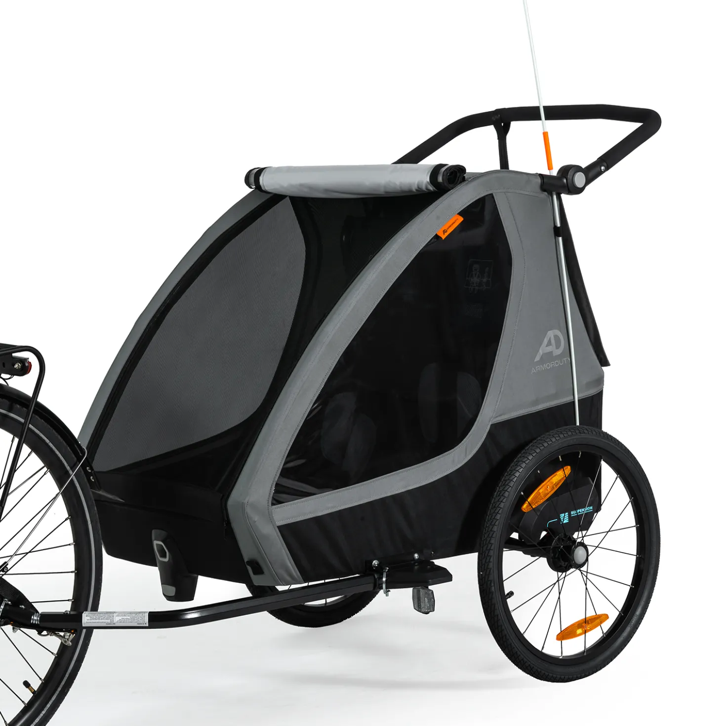 ArmorDuty TR-01 Lapsenkuljetusperäkärry, 2 lapselle