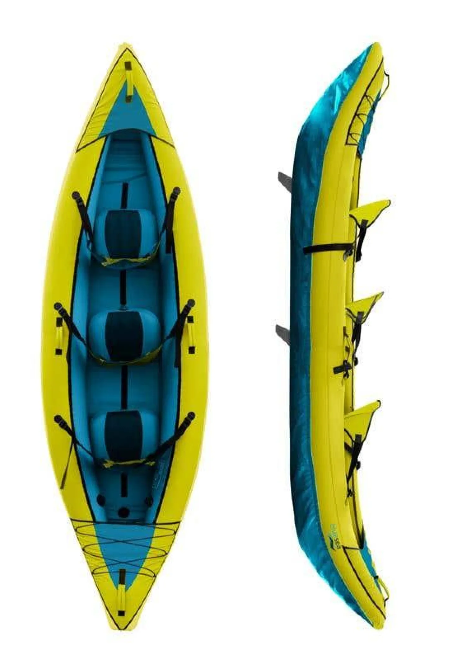 BlueSea ilmatäytteinen kajakki, 383 cm 2-3 henkilöä