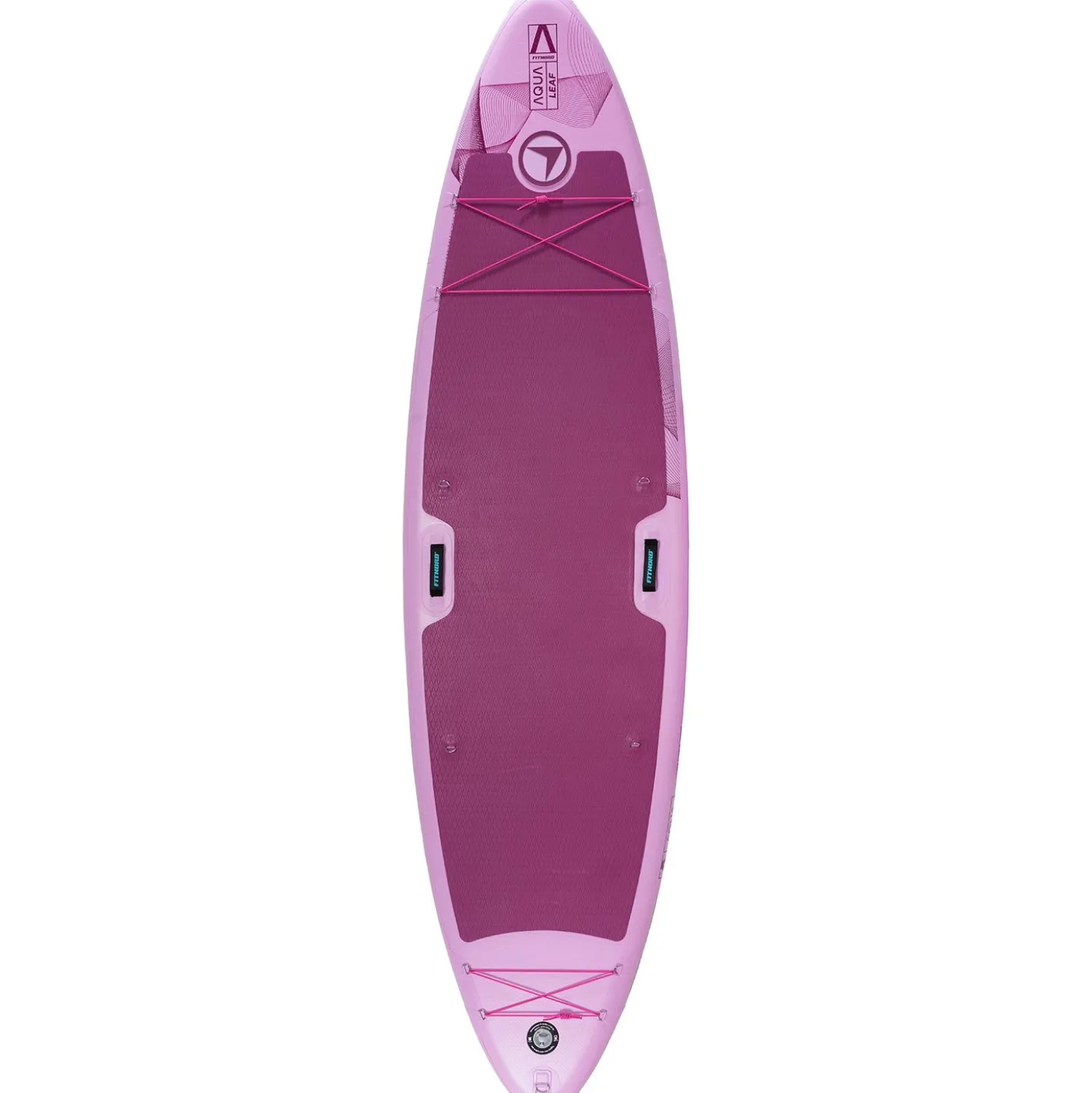 FitNord Aqua Leaf 340 SUP-lautasetti, pinkki (kantavuus 200 kg, lasikuitumela) G2