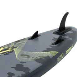 FitNord Aqua 300 SUP-lautasetti, NÄSI (lime-musta), alumiinimelalla G2