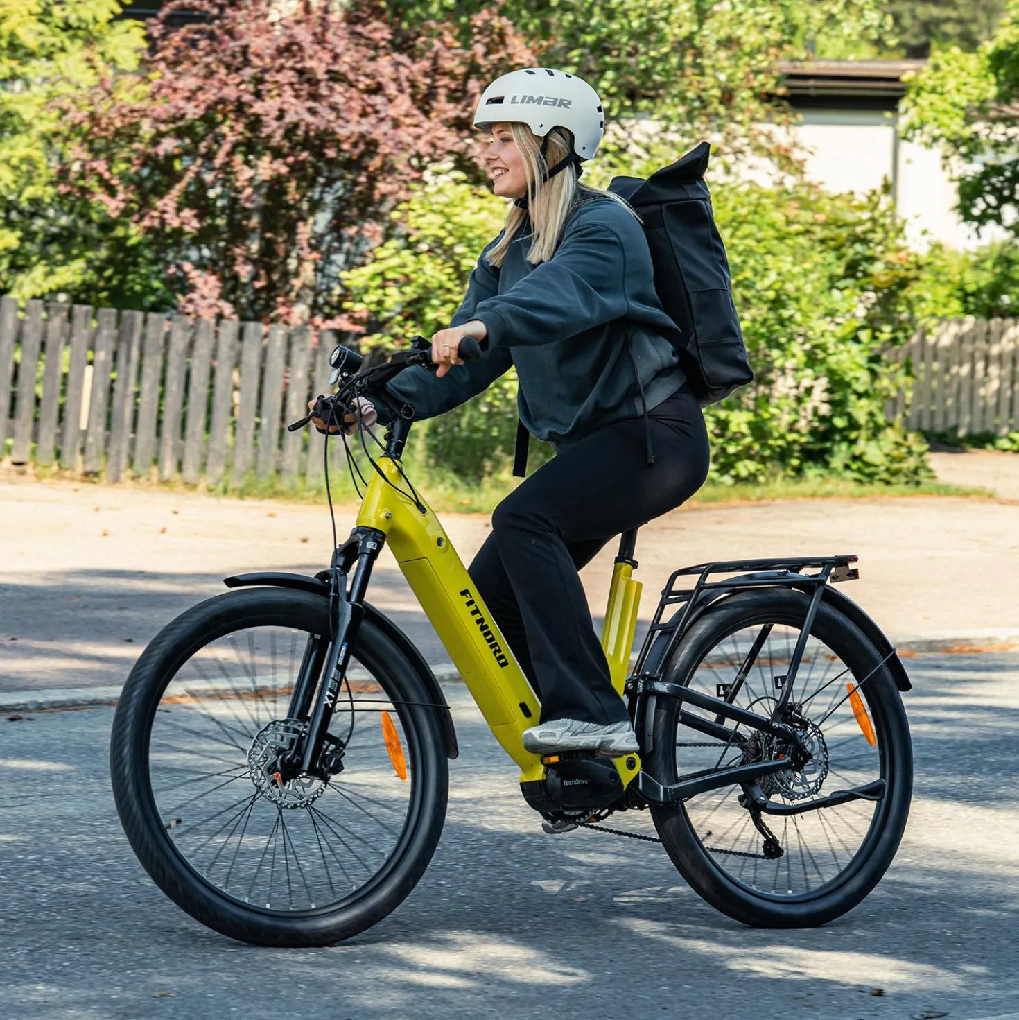 FitNord Ava 700FS Sähköpyörä, keltainen