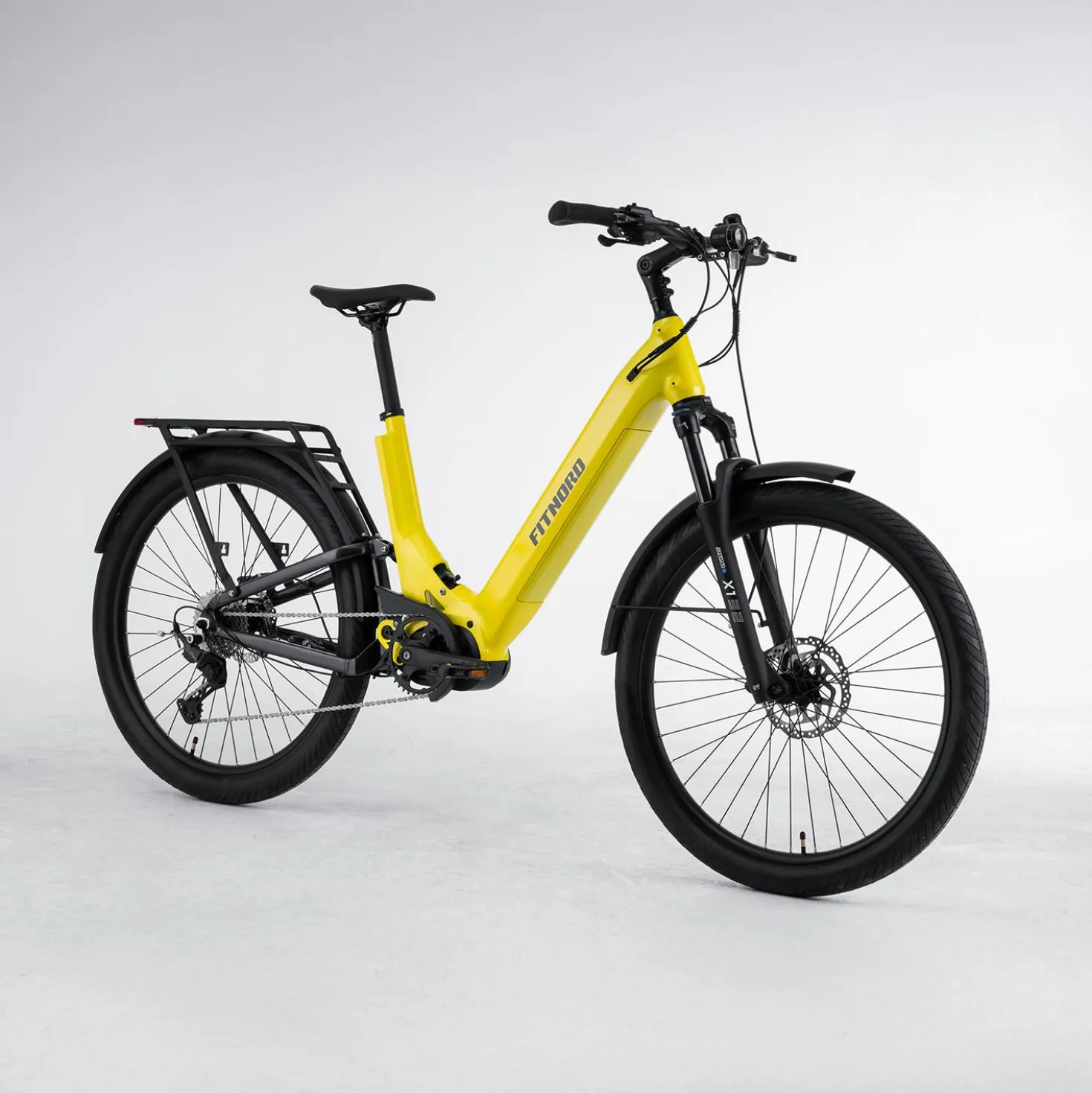 FitNord Ava 700FS Sähköpyörä, keltainen