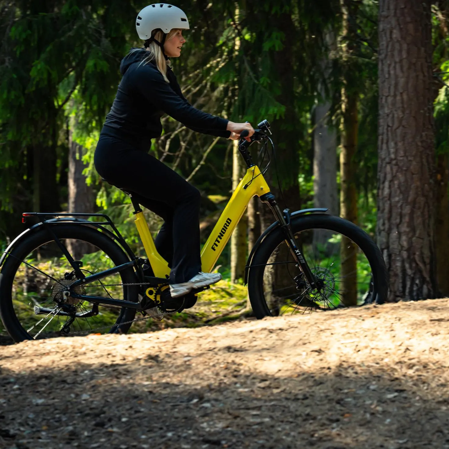 FitNord Ava 700FS Sähköpyörä, keltainen