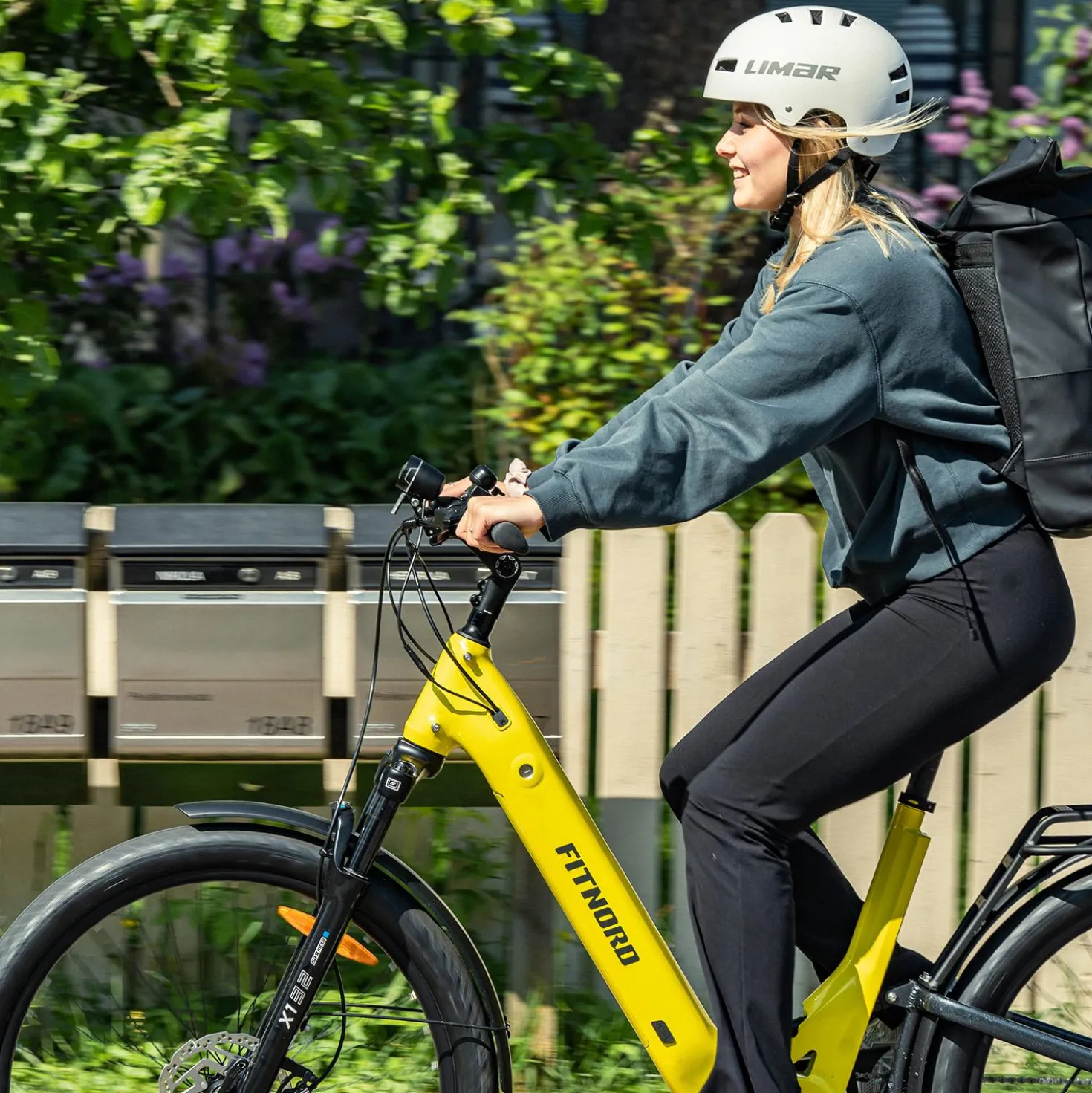 FitNord Ava 700FS Sähköpyörä, keltainen