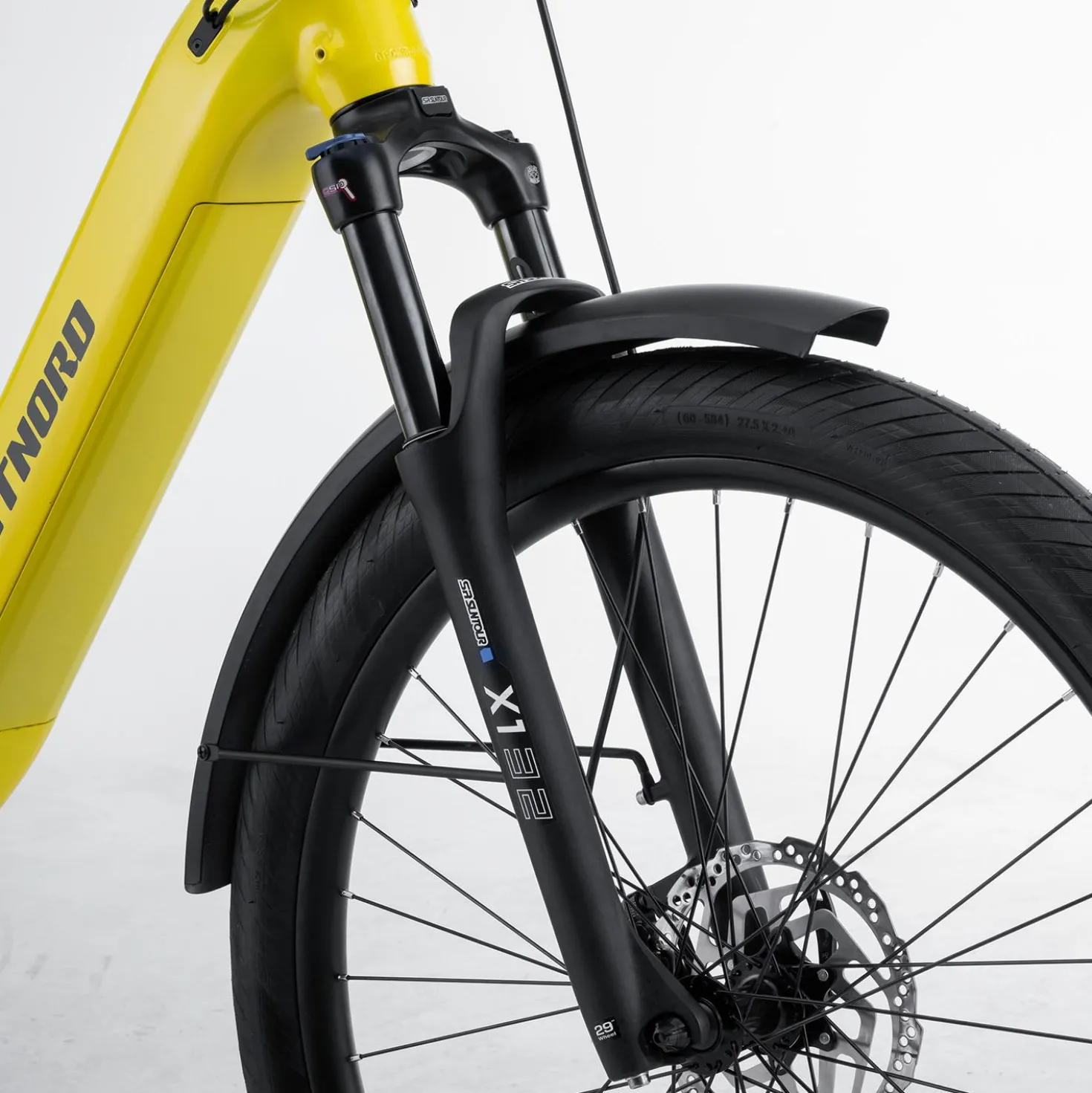 FitNord Ava 700FS Sähköpyörä, keltainen