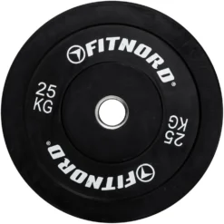 FitNord Bumper Black Levypaino 25 kg