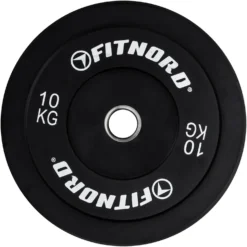 FitNord Bumper Black Levypaino 10 kg