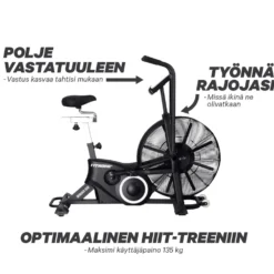 FitNord Invader 500 Airbike Ilmavastuspyörä