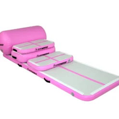 FitNord Muunneltava Airtrack-setti, pinkki
