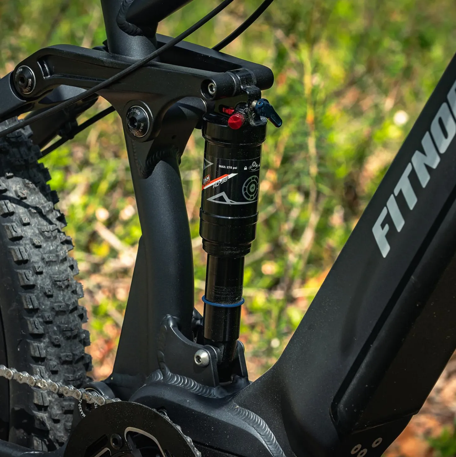 FitNord Ranger 700FS Sähkömaastopyörä G2, musta