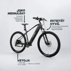 FitNord Ranger 300 Sähkömaastopyörä G2, musta