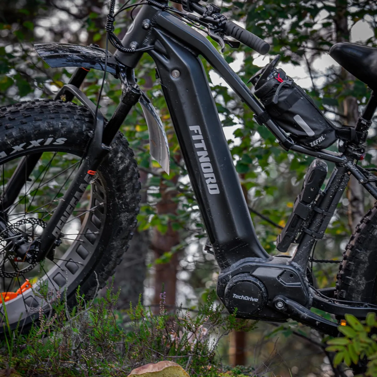 FitNord Rumble 1000 Sähköfatbike G2, musta