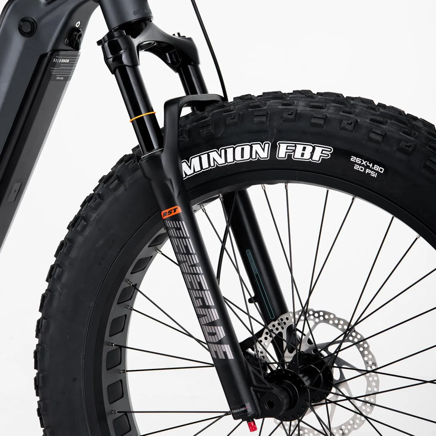 FitNord Rumble 1000 Sähköfatbike G2, musta