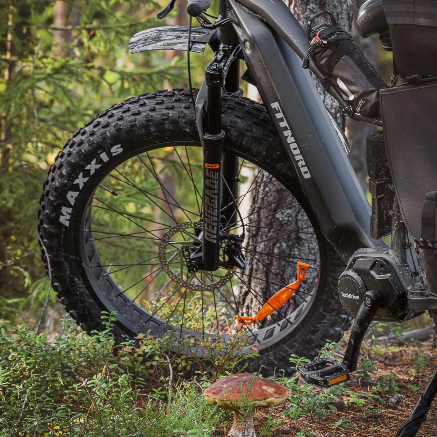 FitNord Rumble 1000 Sähköfatbike G2, musta