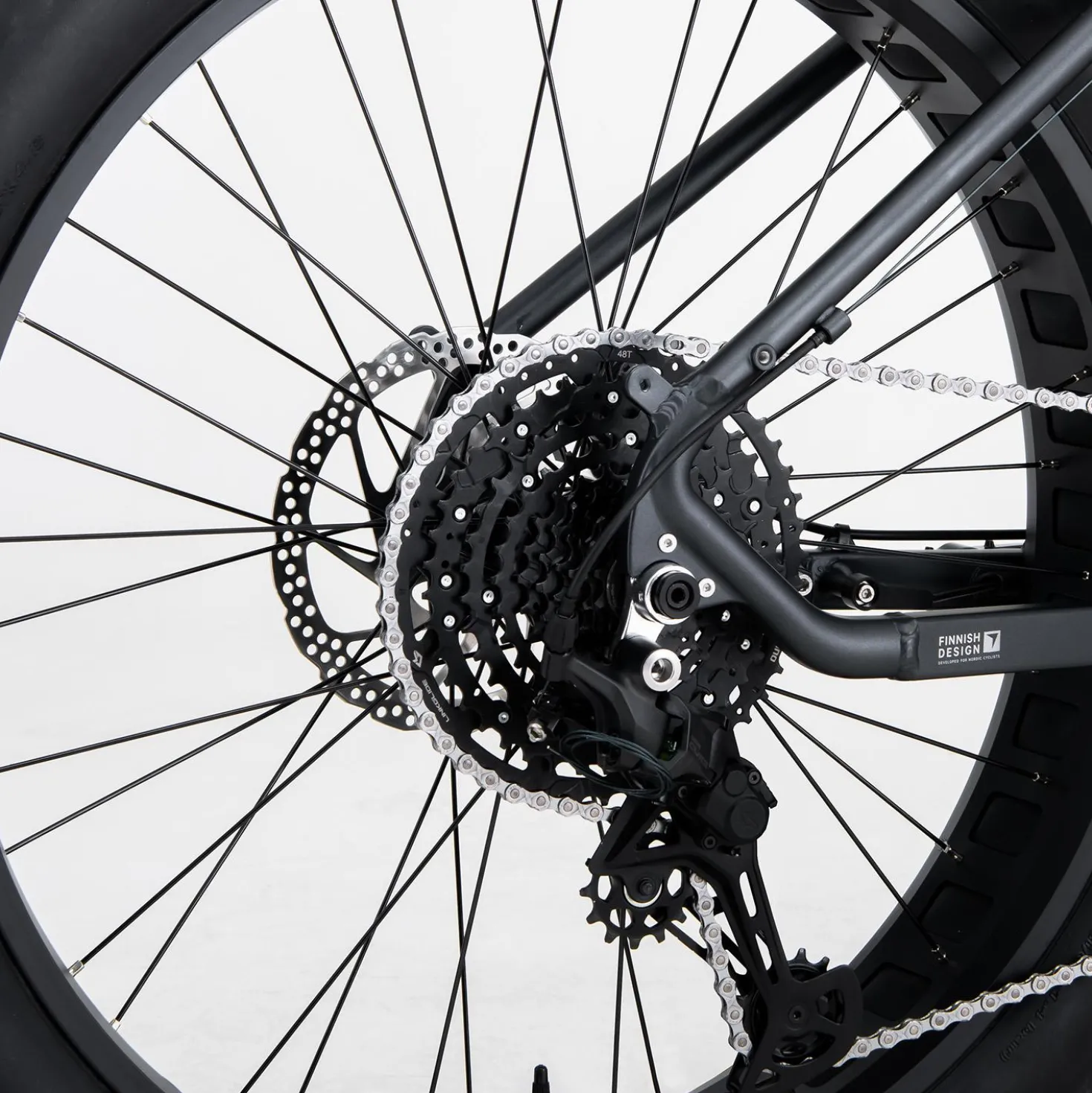 FitNord Rumble 1000 Sähköfatbike G2, musta