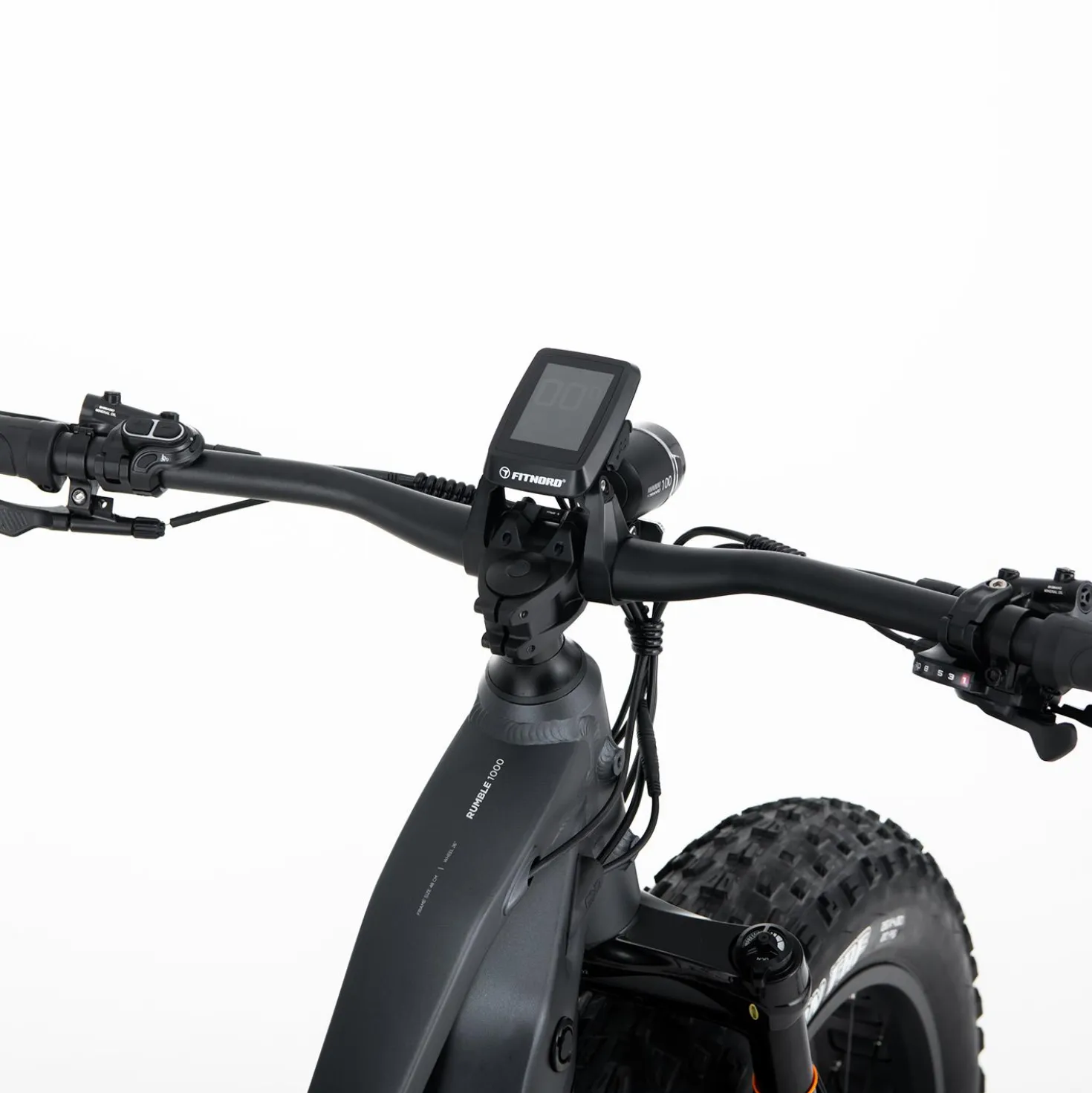 FitNord Rumble 1000 Sähköfatbike G2, musta