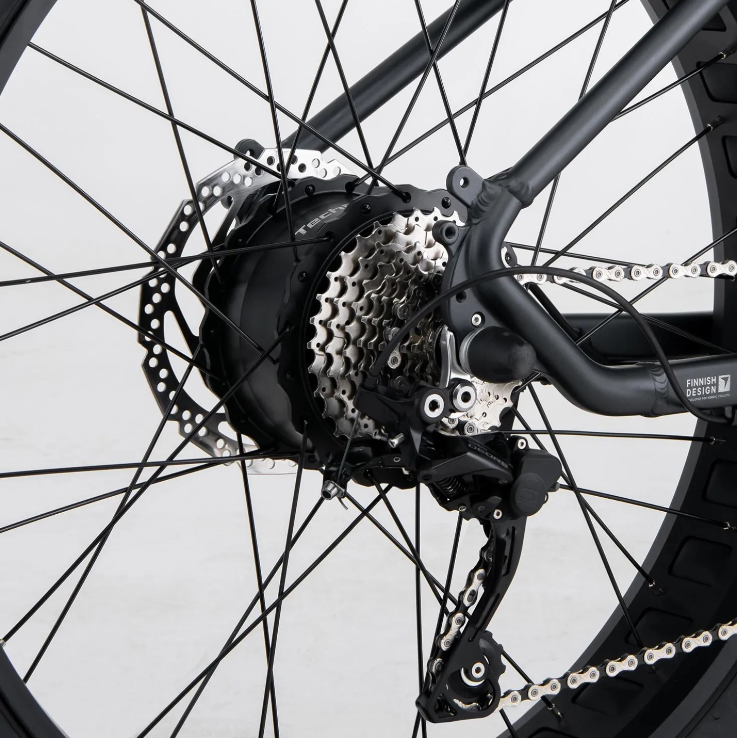 FitNord Rumble 300 Sähköfatbike G2, musta