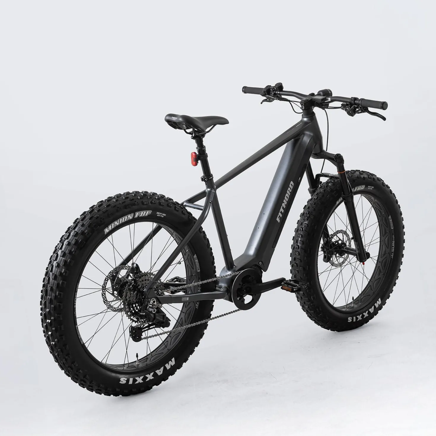 FitNord Rumble 800 Sähköfatbike, grafiitti