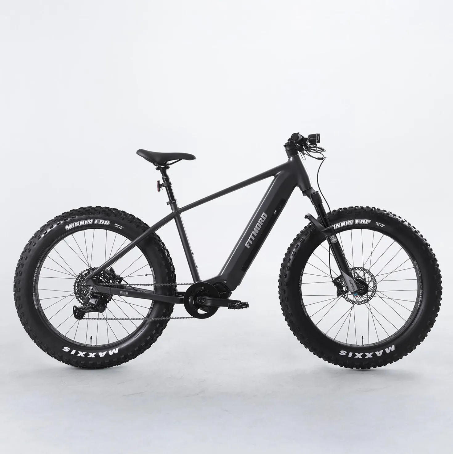 FitNord Rumble 800 Sähköfatbike, grafiitti