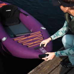 FitNord Seal One ilmatäytteinen kajakki, tummanvioletti (1-istuttava) G2