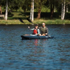 FitNord Seal Two ilmatäytteinen kajakki, tummansininen (2-istuttava) G2