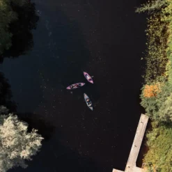 FitNord Seal Two ilmatäytteinen kajakki, tumma violetti (2-istuttava) G2
