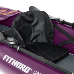 FitNord Seal Two ilmatäytteinen kajakki, tumma violetti (2-istuttava) G2