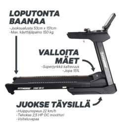 FitNord Sprint 300 G2 Juoksumatto *VOITELUVAPAA*