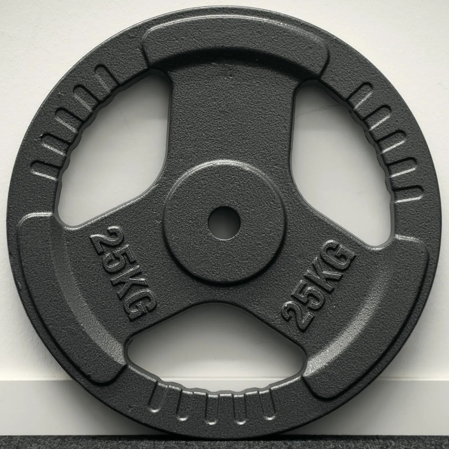 FitNord Valurautainen 30 mm Levypaino otekahvoilla 25 kg