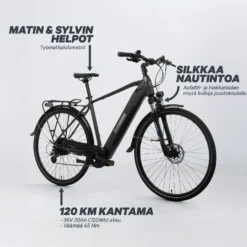 FitNord Venture 300 Sähköpyörä G2, musta