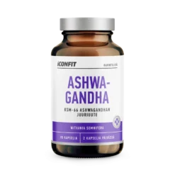 ICONFIT Ashwagandha (KSM66 Ashwagandhan juuriuute), N90 — Ashwagandha-kapselit