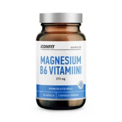 ICONFIT Magnesium B6 Vitamiini, 375mg / Annosta, N90 — Magnesium + B6