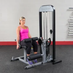 Jalan ojennus- ja koukistuslaite painopakalla Body-Solid Pro Select