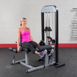 Jalan ojennus- ja koukistuslaite painopakalla Body-Solid Pro Select