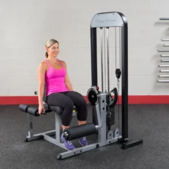 Jalan ojennus- ja koukistuslaite painopakalla Body-Solid Pro Select