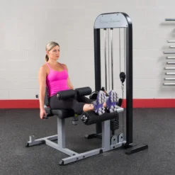 Jalan ojennus- ja koukistuslaite painopakalla Body-Solid Pro Select