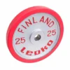LEOKO Painonnostopaino 25 kg, kilpailulevypaino kumireunuksella