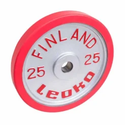 LEOKO Painonnostopaino 25 kg, kilpailulevypaino kumireunuksella