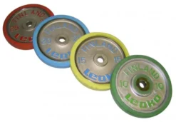 LEOKO Painonnostopaino 25 kg, kilpailulevypaino kumireunuksella