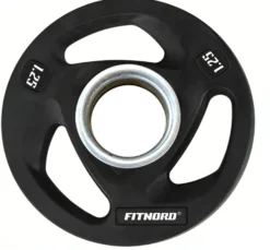 Levypaino 1,25 kg, FitNord Tri Grip Black
