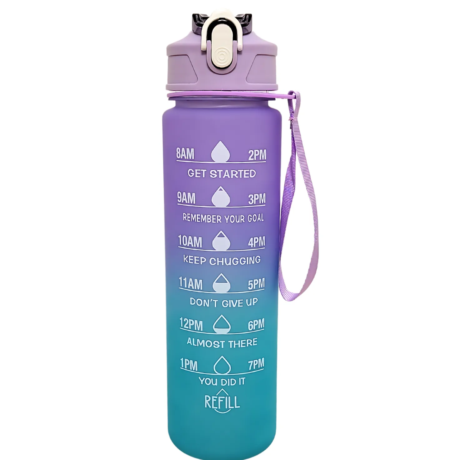 Motivoiva juomapullo, 900 ml