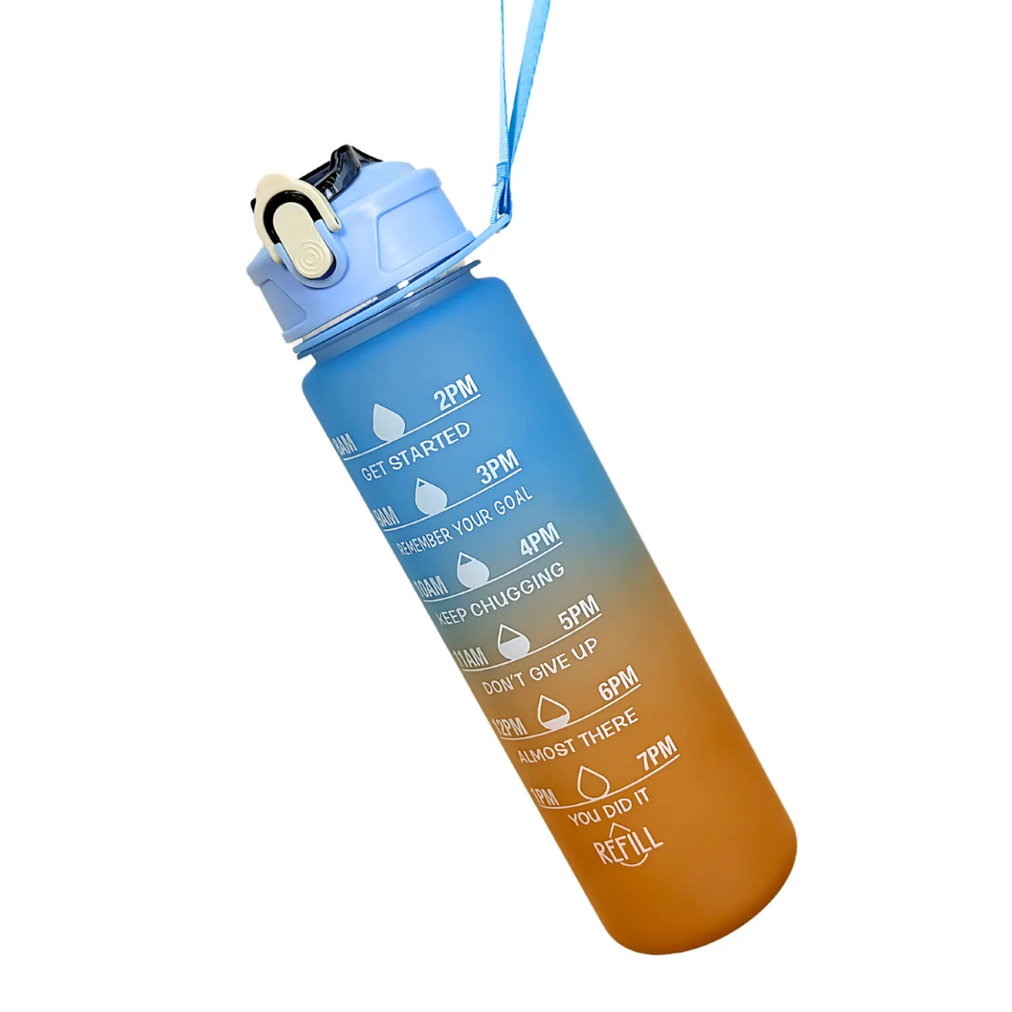 Motivoiva juomapullo, 900 ml