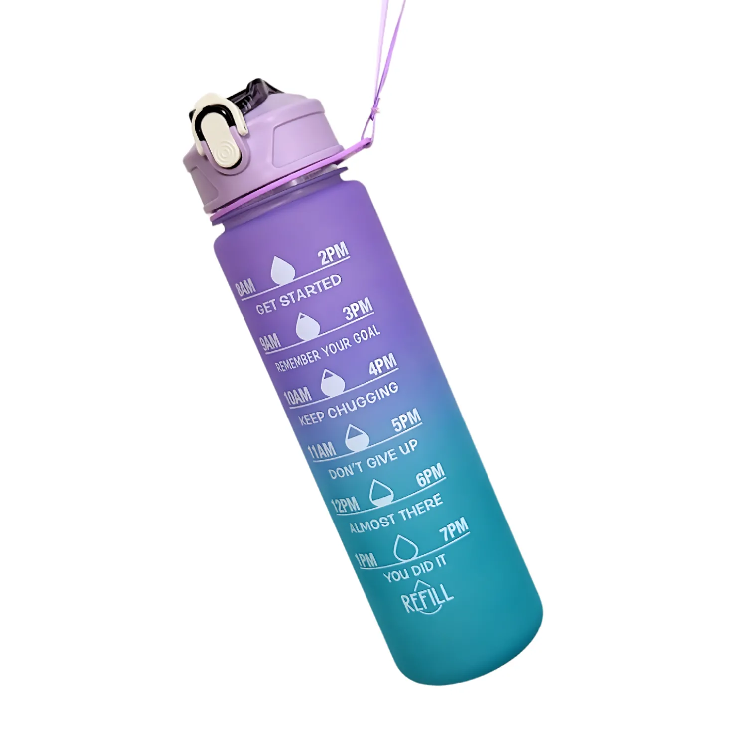 Motivoiva juomapullo, 900 ml