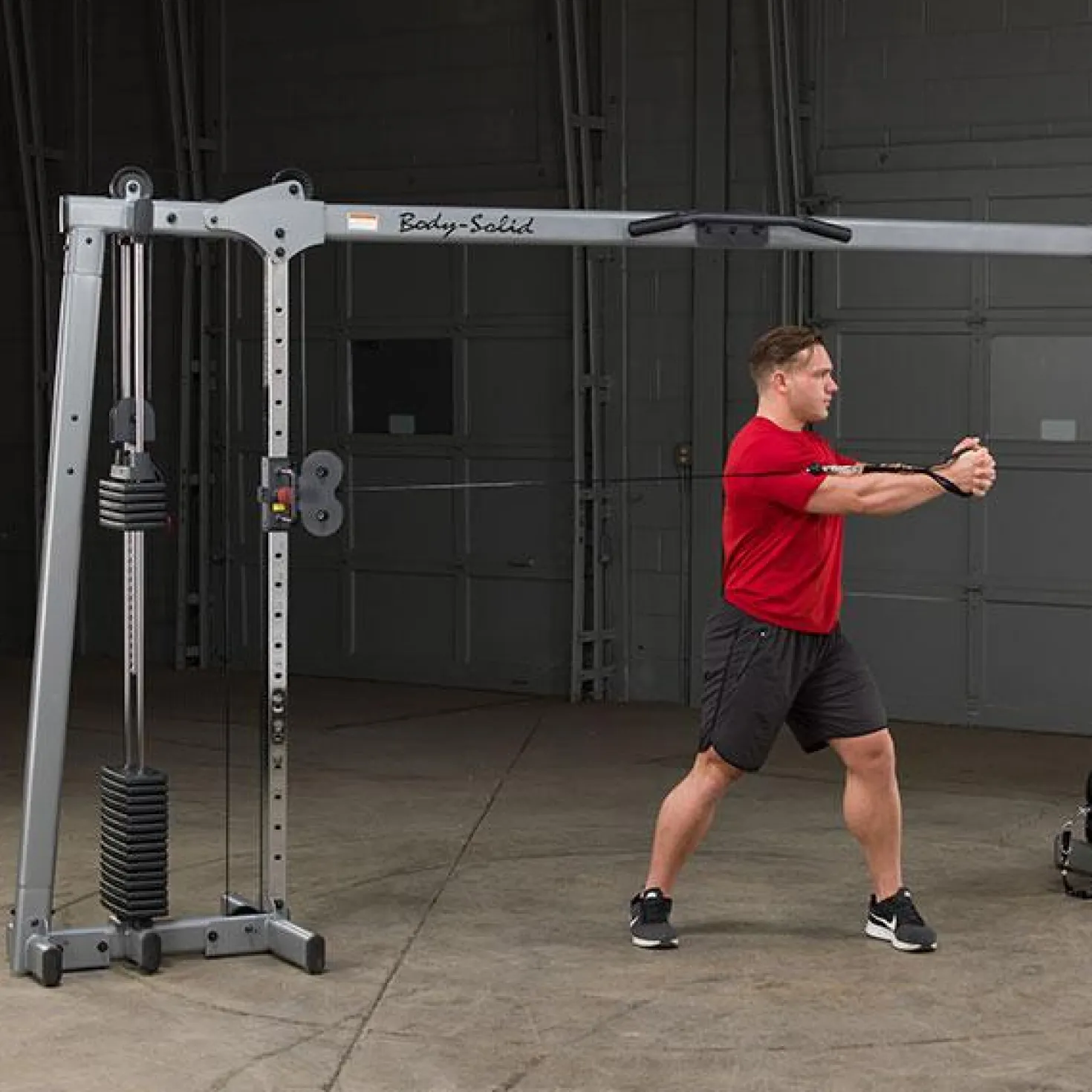 Ristikkäistalja, 2x72,5 kg, Body-Solid Deluxe