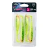 Slick Shad Ultra UV 11cm / 4.25" Lemontiger x 4