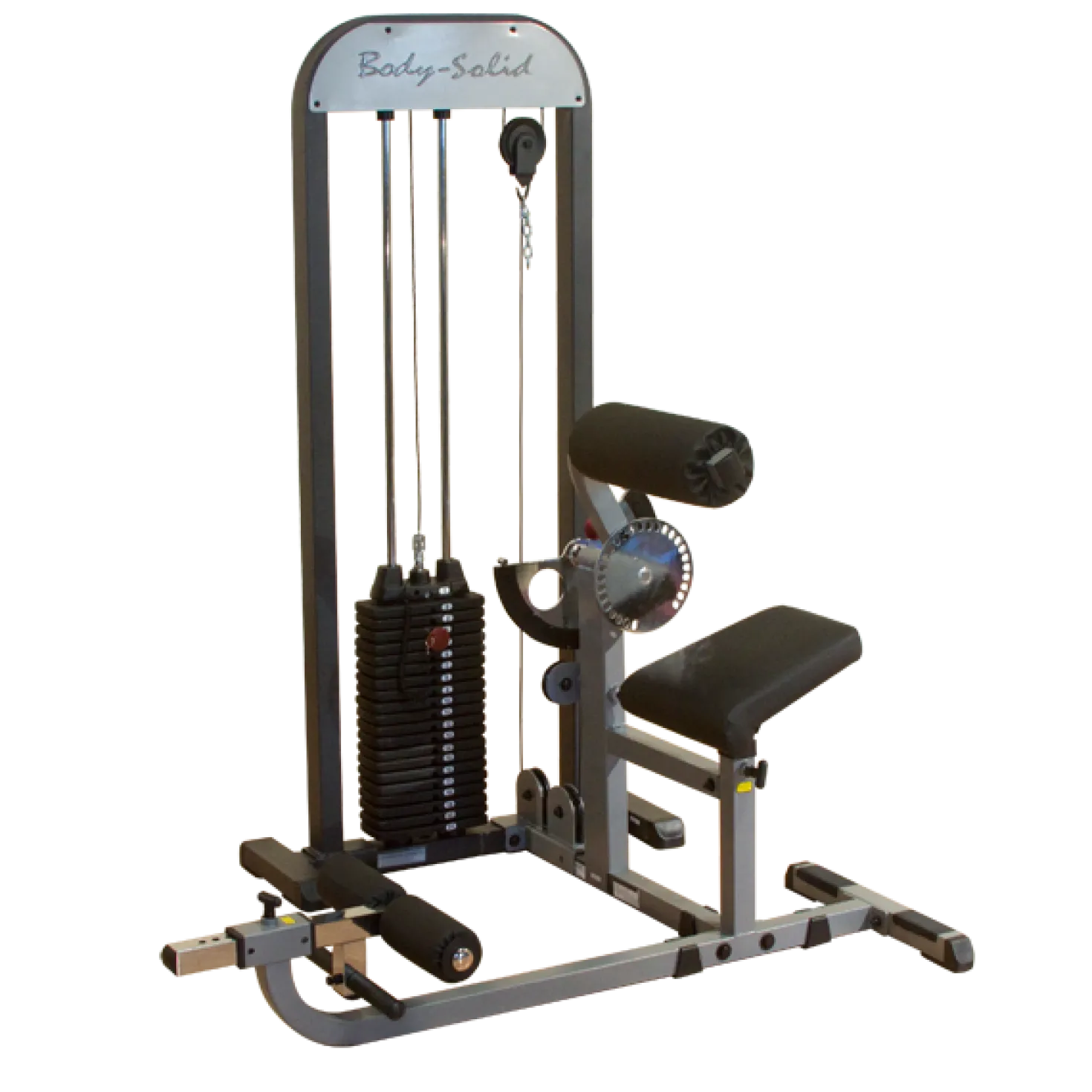 Vatsa- ja selkälaite painopakalla Body-Solid Pro Select