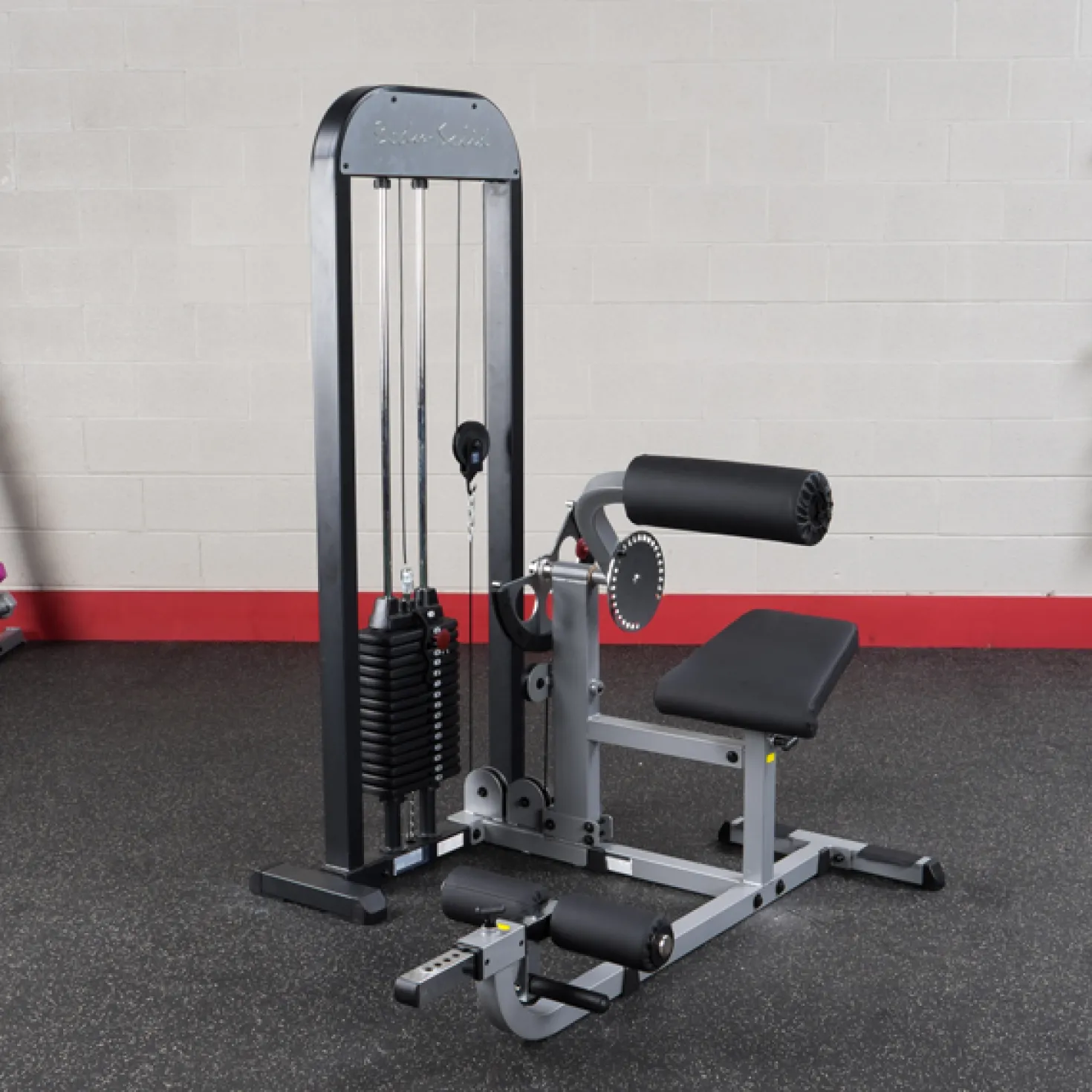 Vatsa- ja selkälaite painopakalla Body-Solid Pro Select