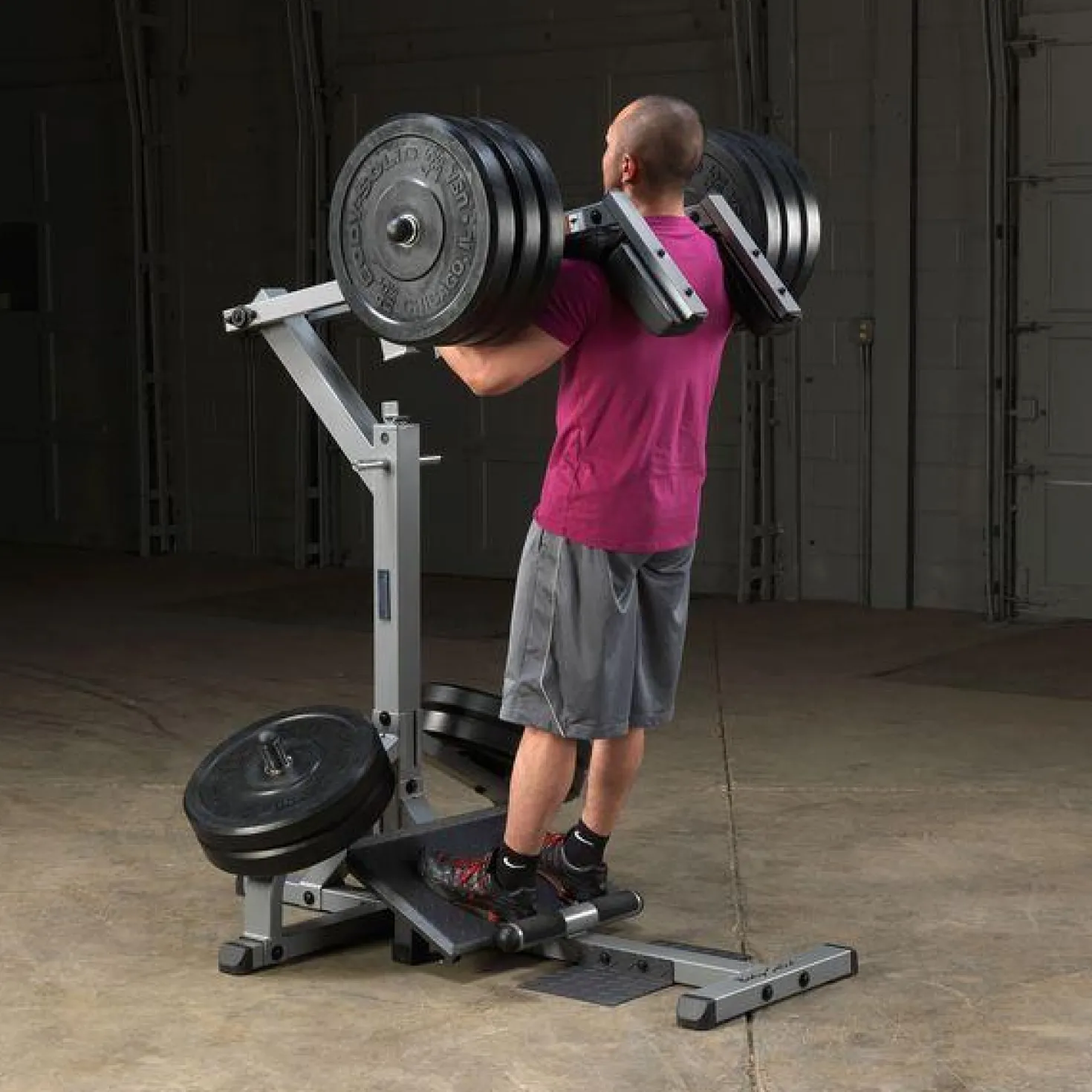 Vipuvarsi Hack-kyykky-/Pohjelaite, Body-Solid