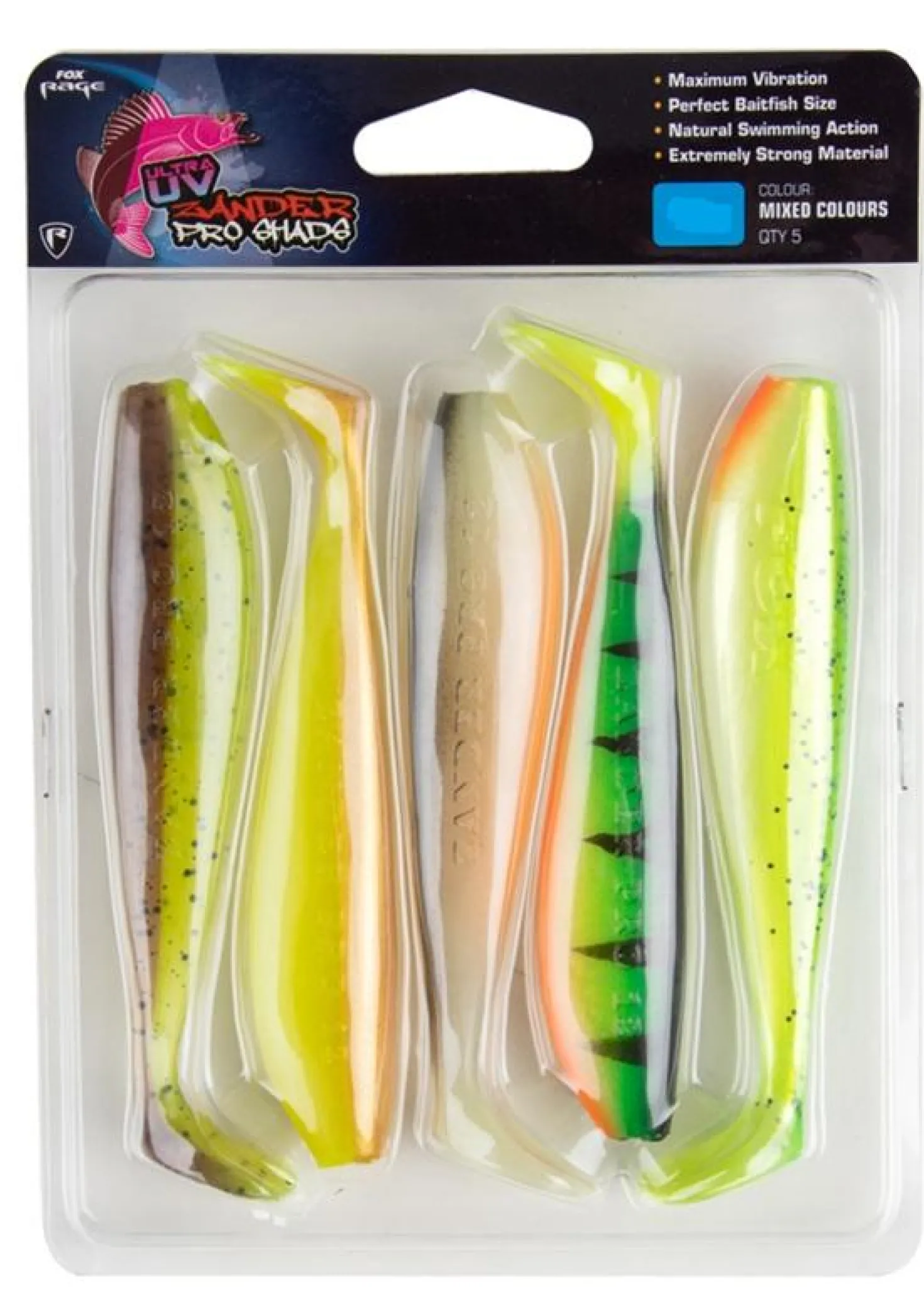 Zander Pro 14cm / 5.5" - Mixed Colour x 5